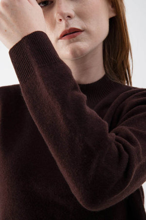 Maglione a mezzo collo in misto cashmere - MND™