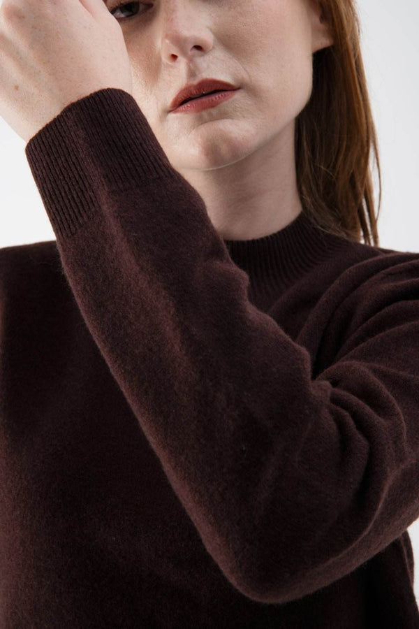 Maglione a mezzo collo in misto cashmere - MND™