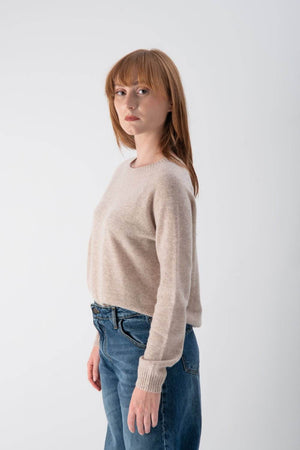 Maglione con fondo stondato in misto cashmere - MND™