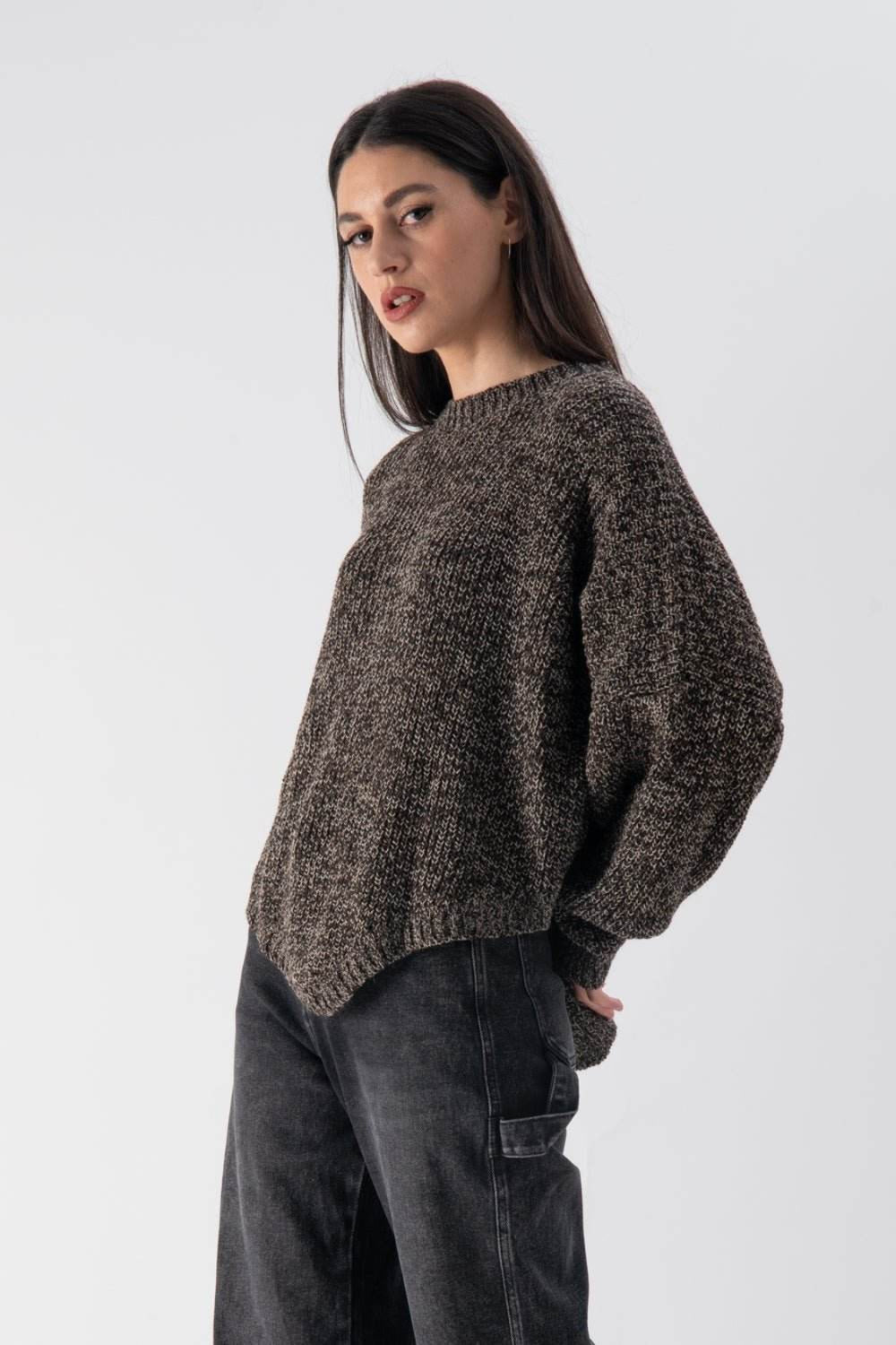 Maglione oversize a girocollo - MND™