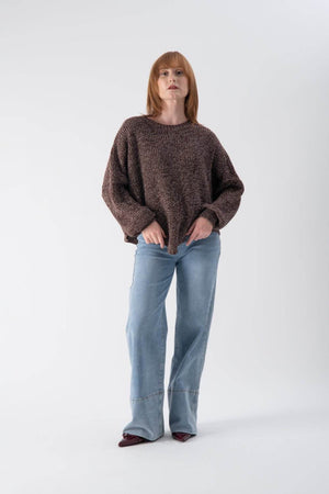 Maglione oversize a girocollo - MND™