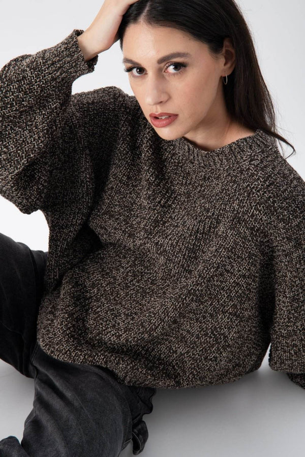 Maglione oversize a girocollo - MND™