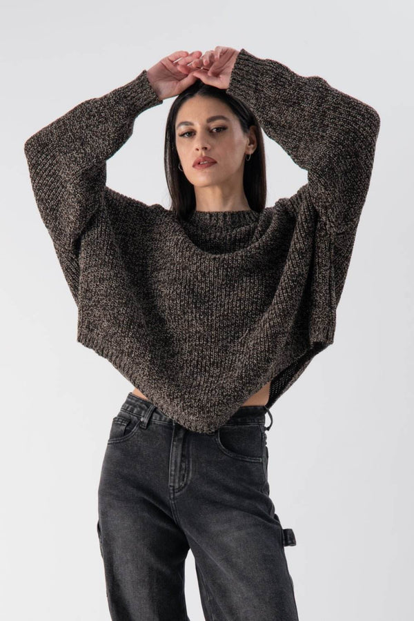 Maglione oversize a girocollo - MND™