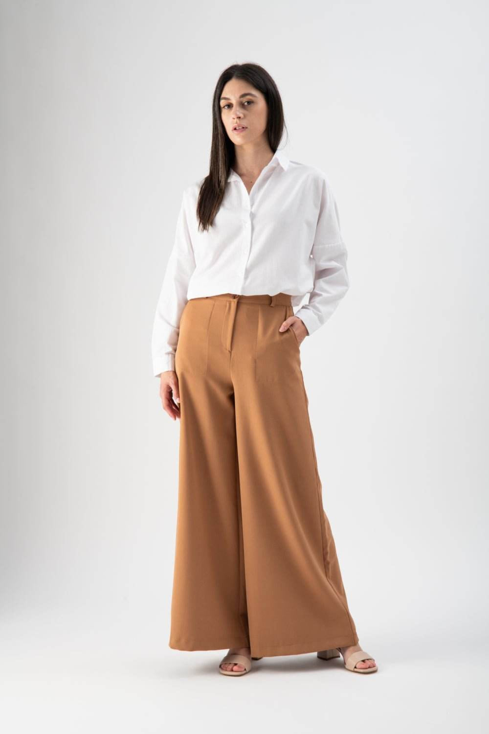 Pantalone a palazzo strutturato - MND™