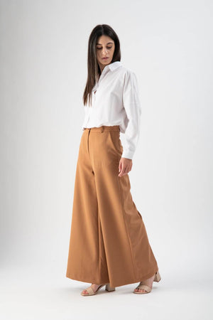 Pantalone a palazzo strutturato - MND™