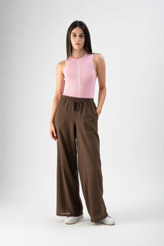 Top cropped a costine rosa - MND™