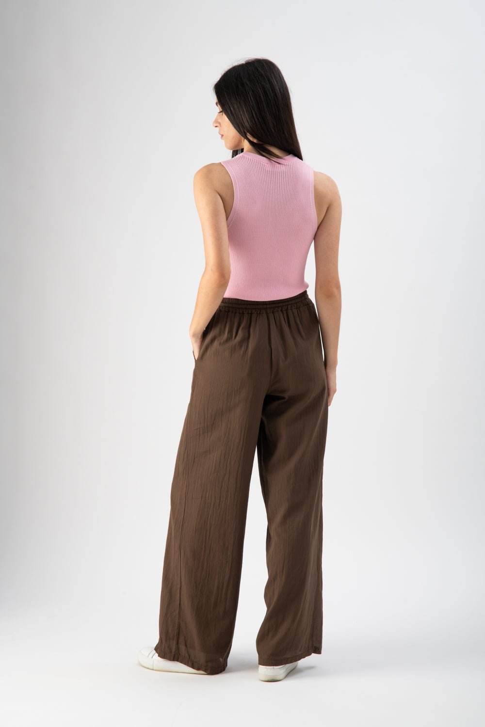 Top cropped a costine rosa - MND™