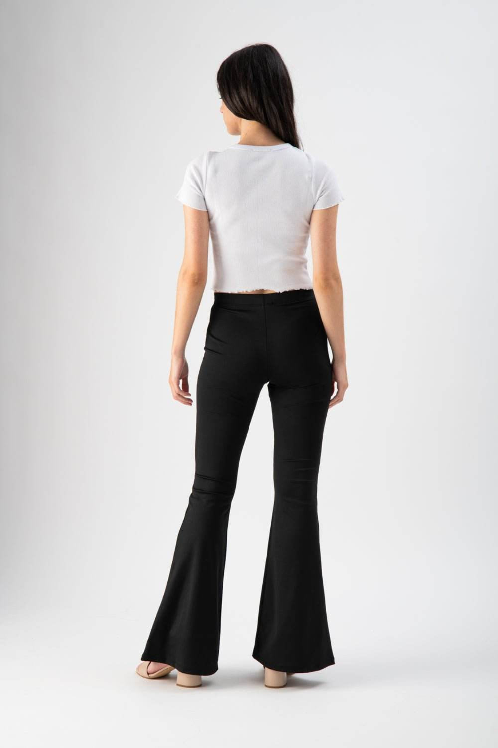 Pantalone flare a vita alta - MND™