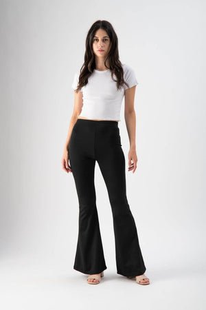 Pantalone flare a vita alta - MND™