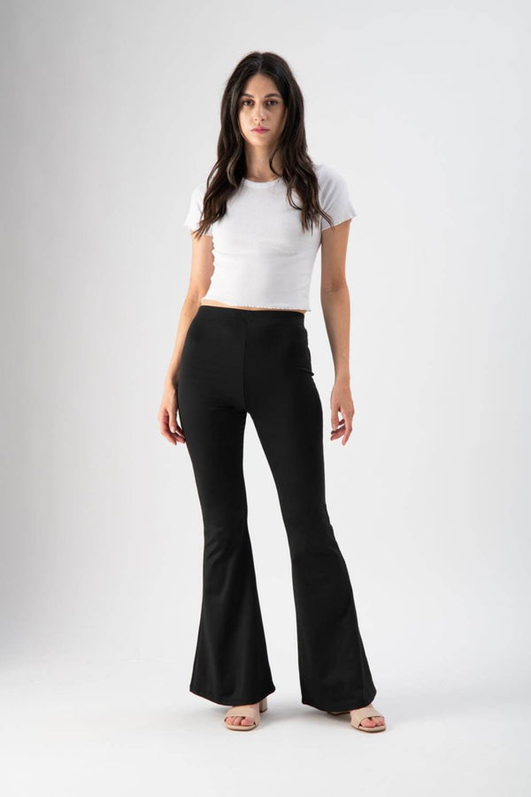 Pantalone flare a vita alta - MND™