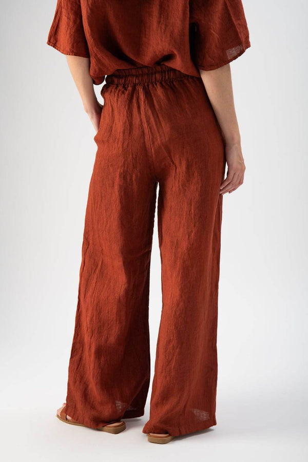 Pantalone in lino ampi - MND™
