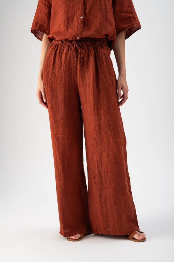 Pantalone in lino ampi - MND™