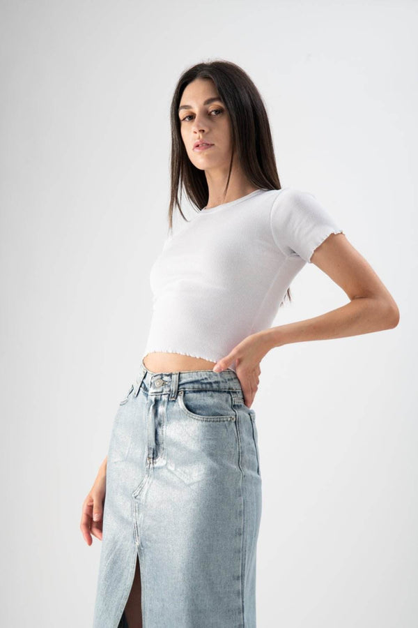 T-Shirt cropped basic - MND™