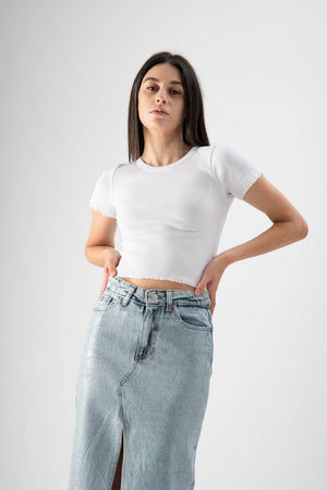 T-Shirt cropped basic - MND™