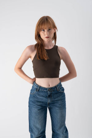 Top copped in viscosa - MND™