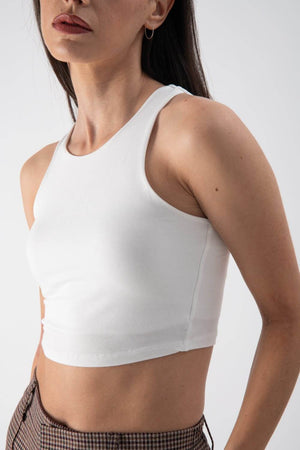 Top copped in viscosa - MND™