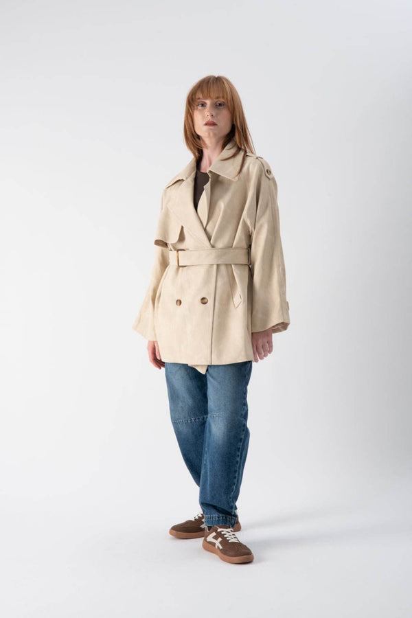 Trench corto a costine - MND™