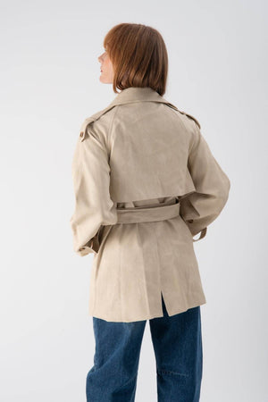 Trench corto a costine - MND™