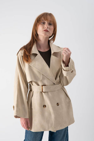 Trench corto a costine - MND™